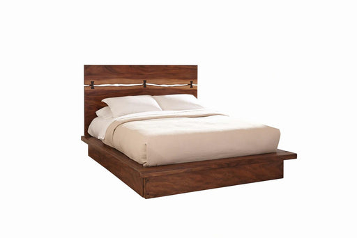 Winslow California King, E.King & Queen Bed Smokey Walnut and Coffee Bean - Furniture Land (Milwaukee, WI)