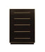 Durango 5-drawer Chest Smoked Peppercorn - Furniture Land (Milwaukee, WI)