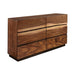 Winslow 6-drawer Dresser Smokey Walnut and Coffee Bean - Furniture Land (Milwaukee, WI)