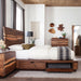 Winslow California King, E.King & Queen Bed Smokey Walnut and Coffee Bean - Furniture Land (Milwaukee, WI)