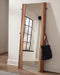 Winslow Standing Mirror Smokey Walnut and Coffee Bean - Furniture Land (Milwaukee, WI)