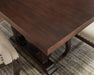 Brockway Trestle Dining Table Antique Java - Furniture Land (Milwaukee, WI)