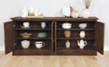Brockway 4-door Server Antique Java - Furniture Land (Milwaukee, WI)