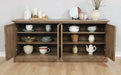Brockway 4-door Server Barley Brown - Furniture Land (Milwaukee, WI)