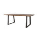 Ditman Live Edge Dining Table Grey Sheesham and Black - Furniture Land (Milwaukee, WI)