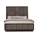 Durango California King, Eastren King, & Queen Upholstered Bed Smoked Peppercorn and Grey - Furniture Land (Milwaukee, WI)