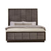 Durango California King, Eastren King, & Queen Upholstered Bed Smoked Peppercorn and Grey - Furniture Land (Milwaukee, WI)