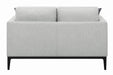 Apperson Cushioned Back Loveseat Light Grey - Furniture Land (Milwaukee, WI)
