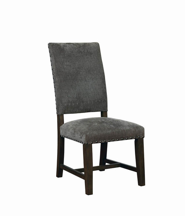 Twain Upholstered Side Chairs Beige (Set of 2) - Furniture Land (Milwaukee, WI)