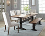 Bexley Tufted Side Chairs Dark Brown and Beige (Set of 2) - Furniture Land (Milwaukee, WI)
