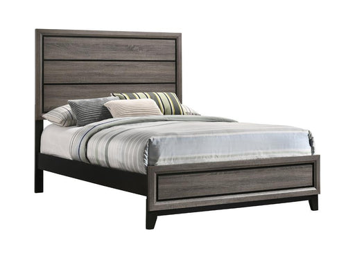 Watson Full & Twin Panel Bed Grey Oak - Furniture Land (Milwaukee, WI)