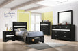 Miranda Full & Twin Storage Bed Black - Furniture Land (Milwaukee, WI)