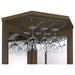 Alviso Corner Bar Cabinet with Stemware Rack Rustic Oak - Furniture Land (Milwaukee, WI)