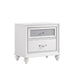 Barzini 2-drawer Nightstand White - Furniture Land (Milwaukee, WI)