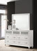 Barzini 7-drawer Dresser White - Furniture Land (Milwaukee, WI)