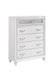 Barzini 5-drawer Chest White - Furniture Land (Milwaukee, WI)