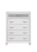 Barzini 5-drawer Chest White - Furniture Land (Milwaukee, WI)