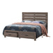 Brantford Eastern King & Queen Panel Bed Barrel Oak - Furniture Land (Milwaukee, WI)