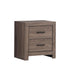 Brantford 2-drawer Nightstand Barrel Oak - Furniture Land (Milwaukee, WI)
