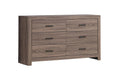 Brantford 6-drawer Dresser Barrel Oak - Furniture Land (Milwaukee, WI)