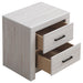 Brantford 2-drawer Nightstand Coastal White - Furniture Land (Milwaukee, WI)