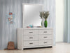Brantford 6-drawer Dresser Coastal White - Furniture Land (Milwaukee, WI)