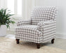 Glenn Upholstered Accent Chair Grey - Furniture Land (Milwaukee, WI)
