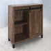 Arlington Bar Cabinet with Sliding Door Rustic Oak - Furniture Land (Milwaukee, WI)