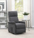 Herrera Power Lift Recliner with Wired Remote Charcoal - Furniture Land (Milwaukee, WI)
