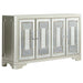 Toula 4-door Accent Cabinet Smoke and Champagne - Furniture Land (Milwaukee, WI)