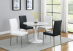 Maston Upholstered Dining Chairs White (Set of 4) - Furniture Land (Milwaukee, WI)
