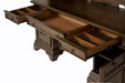 Hartshill Credenza with Hutch Burnished Oak - Furniture Land (Milwaukee, WI)