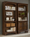 Hartshill Bookcase with Cabinet Burnished Oak - Furniture Land (Milwaukee, WI)