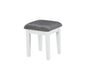 Elijah Vanity Set with LED Lights White and Dark Grey - Furniture Land (Milwaukee, WI)