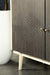 Ixora 2-door Accent Cabinet White Washed and Black - Furniture Land (Milwaukee, WI)