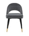 Lindsey Arched Back Upholstered Side Chairs Grey (Set of 2) - Furniture Land (Milwaukee, WI)