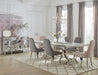 Antoine Upholstered Demi Arm Dining Side Chairs (Set of 2) - Furniture Land (Milwaukee, WI)