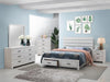 Brantford Eastern King Panel Bed Coastal White - Furniture Land (Milwaukee, WI)