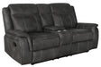 Lawrence Upholstered Tufted Back Motion Loveseat - Furniture Land (Milwaukee, WI)