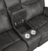 Lawrence Upholstered Tufted Back Motion Loveseat - Furniture Land (Milwaukee, WI)