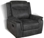 Lawrence Upholstered Tufted Back Glider Recliner - Furniture Land (Milwaukee, WI)