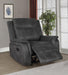 Lawrence Upholstered Tufted Back Glider Recliner - Furniture Land (Milwaukee, WI)