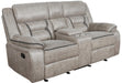 Greer Upholstered Tufted Back Glider Loveseat - Furniture Land (Milwaukee, WI)