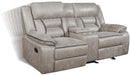 Greer Upholstered Tufted Back Glider Loveseat - Furniture Land (Milwaukee, WI)