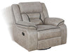 Greer Upholstered Tufted Back Glider Recliner - Furniture Land (Milwaukee, WI)