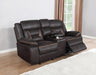 Greer Upholstered Tufted Back Glider Loveseat - Furniture Land (Milwaukee, WI)