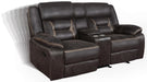 Greer Upholstered Tufted Back Glider Loveseat - Furniture Land (Milwaukee, WI)