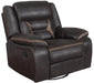 Greer Upholstered Tufted Back Glider Recliner - Furniture Land (Milwaukee, WI)