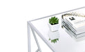 Provins 3-piece Occasional Table Set Clear Mirror and Chrome - Furniture Land (Milwaukee, WI)