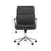 Ximena Standard Back Upholstered Office Chair Black - Furniture Land (Milwaukee, WI)